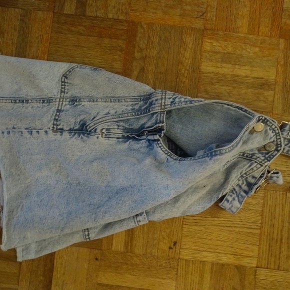 ZARA KIDS PINAFORE JEAN DRESS JUMPER - Picture 3 of 3